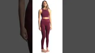 NUX One By One Seamless Yoga Crop Top | SwimOutlet.com