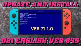 Установка и обновление DBI на Nintendo Switch (английская версия 845)