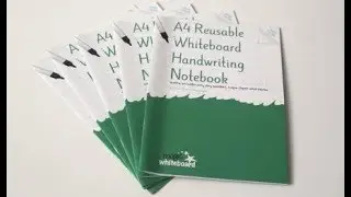 A4 Handwriting Reusable Magic Notebook - from Dragons' Den winners Magic Whiteboard