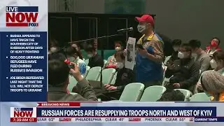 Ukraine reporter confronts Olympic official for letting Russia compete | LiveNOW from FOX
