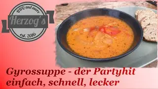 Gyrossuppe aus dem Dutch Oven