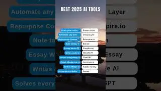 Top 10 Best AI Tools in 2025 |