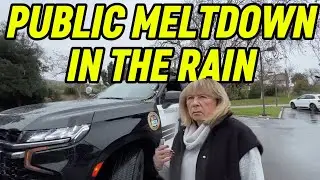 #1stAmendment: PUBLIC MELTDOWN IN THE RAIN, AN AMERICAN STORY