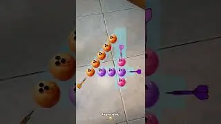 iphone balloons explotions impossible #game 😥😱 #tiktokgame #hungergamestiktok #shorts