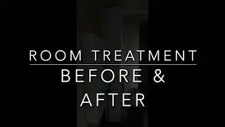 Room Acoustic Treatment: Comparison Before & After