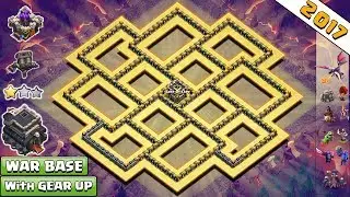 ANTI LAVALOON, WITCH AND VALK !! TH9 WAR BASE 2017 | BASE WAR TH9 TERKUAT 2017 | COC TH9 WAR BASE