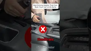 🚗 Bad Driving Habits That Can Ruin Your Car&rsquo;s Life Early #drivingwrittentestdmv #manual #auto #tips