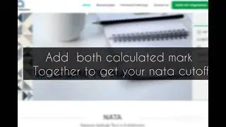 How to calculate NATA 2021 cutoff | NATA 2021 |