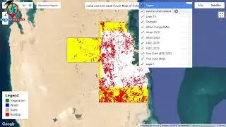 Analysis on change detection techniques for remote sensing applications using Google Earth Engine