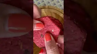Yum Beetroot crackers #asmr #shorts
