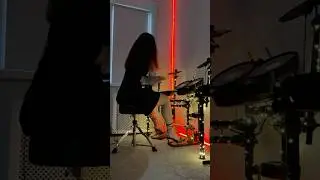 Disturbed - The Vengeful One IN HEELS | Drum Cover by VikTheF1rst | #femaledrummer #disturbed #music