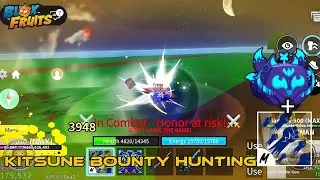 INSANE Kitsune Bounty Hunting in Blox Fruits😈 | Ruthless PvP Combos