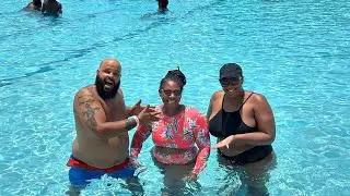This Was Her First Time Swimming In Florida **hilarious**
