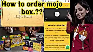 How to order mojo box at your home // mojobox registration //  Soni saifi