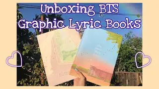 💜UNBOXING BTS Graphic Lyric Books!
