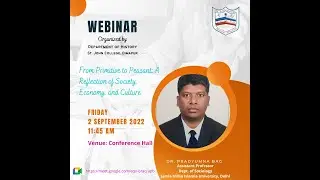 History webinar on - Primitive to Peasant: Reflection of Society, Economy and Culture
