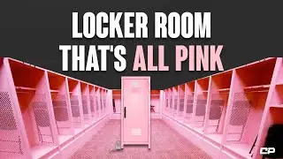 The Football Locker Room That's ALL PINK 🤯 | Clutch #Shorts