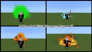 Minecraft Addon Mod Ninja Weapons Mcpe 1.21