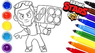 HOW TO DRAW BROCK FROM BRAWL STARS ⭐HOW TO DRAW BRAWL STARS ⭐