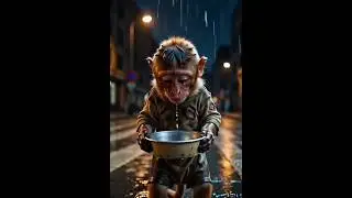 From Tears to Smiles &mdash; Baby Monkey Story 🐾|#fyp  #MonkeyStory #ViralShorts  #AnimalEmotion #Shorts