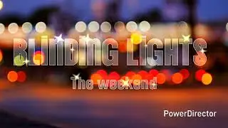 Blinding lights - The weekend - keyboard cover with kareoke - melodies in motion