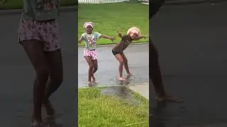 😱POV: Mom let's you play in the rain!! 🌧️☂️ #viral #shorts #funny