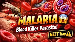 What is Malaria? 🦟 | Plasmodium Life Cycle & Disease Mechanism | NEET Biology #neet2026 #malaria 