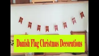 Danish Flag Christmas Decorations