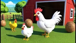 Happy Hen Lays an Egg | Cute and Fun Kids Nursery Rhyme Animation