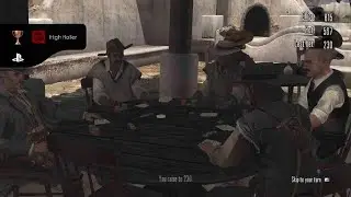 Red Dead Redemption Win Over 2000 Chips in a Hand of Poker - High Roller Trophy