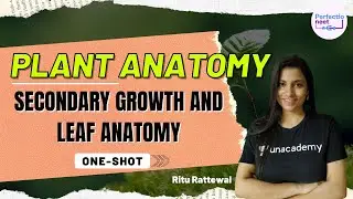 Secondary Growth and Leaf Anatomy in One-Shot | NEET 2021 | Ritu Rattewal