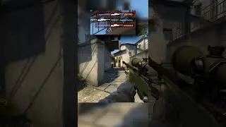 When pros use a sniper (insane play) #csgo #csgoclips #csgofunny #counterstrike