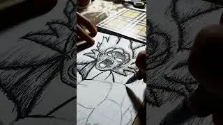 drawing Goku... 😬💀 #goku  #seketsa #drawinganime #sketch #draw