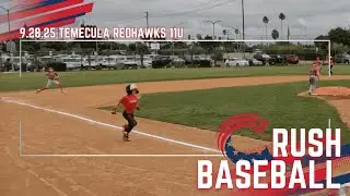 9-28-25 | Crush 11U vs Temecula Redhawks 11U