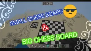 SMALL CHESS BOARD SE BIG CHESS BOARD |MAKE TO MINECRAFT | EPICPLAYZ GAMER