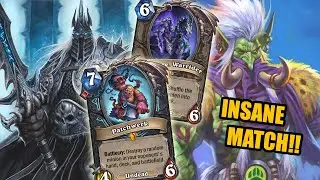 [Hearthstone] Lich King is like a long Boss Fight...