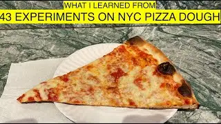 What I've Learned About NYC Pizza Dough from doing 43 Experiments