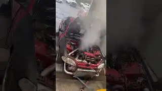 Civic identifies as a steam engine 😂 #gapplebeezmeetup #honda #civic #dyno