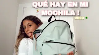 QUÈ HAY EN MI MOCHILA DE INSTIUTO 2020! :)🤩