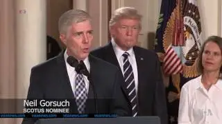 Trump Names Conservative Judge Neil Gorsuch to US Supreme Court