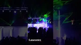 Laser Beam Show RGB for music parties #shorts