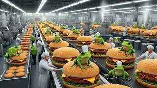 Inside the Frog Meat Burger Factory &ndash; Full Production Process