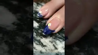 Beautiful French Nail Art. Check out the Detailed video on my channel. #shorts #nailarttutorial