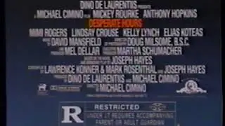 Desperate Hours Movie Trailer 1990 - TV Spot