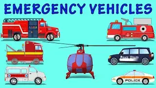Emergency Vehicles  | kids Videos | Learn Vehicles name