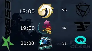 exCyberwolves vs QLASH | ESEA Season 35: Advanced Division - Europe (BO1) 20:00 @Mihazzz