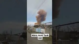 Russian Shelling Hits Chemical Tank in Luhansk