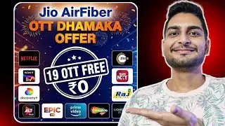 Jio AirFiber Big Offer | 1 Month Free 19 OTT | JioTv Plus New Update