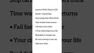 lessons  i wish i #bestfeed #feed #sigma #sigmarule #quotes #motivational #trending #life #bgmi