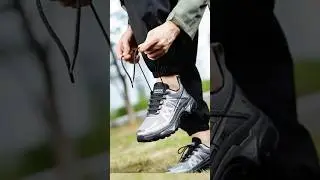 NOXM.COM | Mens Durable Water Resistant Geometric Trail Outdoor Sneakers